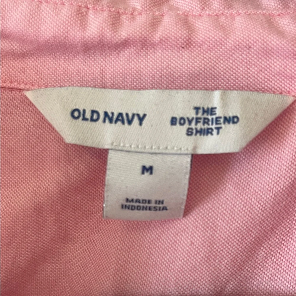 Old Navy Light Pink Button-Up Shirt - Picture 2 of 4